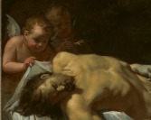 Cristo muerto llorado por dos ángeles