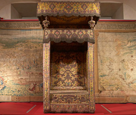 Cama mortuoria de los reyes de España