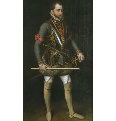 Felipe II en la jornada de San Quintín