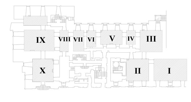 Mapa de las salas
