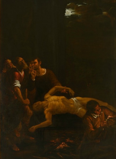 El entierro del cuerpo de San Lorenzo