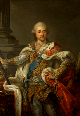 Retrato de Estanislao II Augusto con el atuendo de su coronación