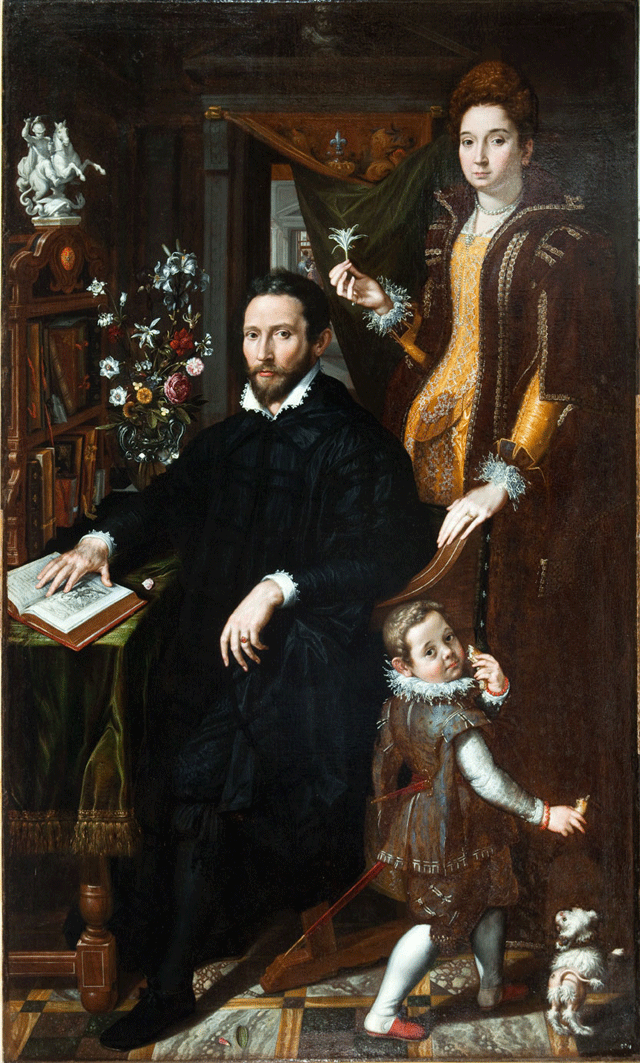 Retrato de la familia de Giovanni Battista Gillio 