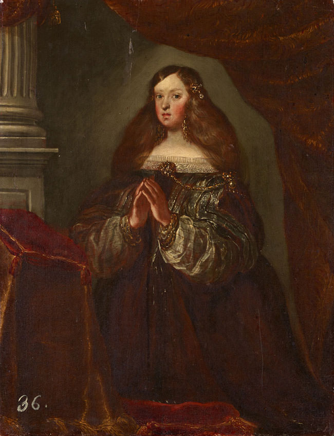 Mariana de Austria, orante