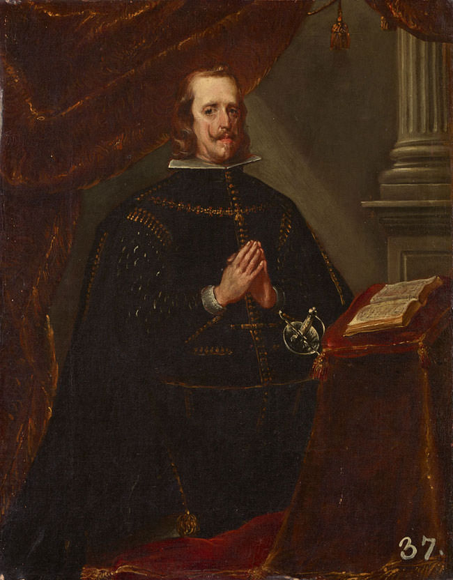 Felipe IV, orante 