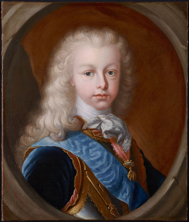 Retrato de Fernando de Borbón, futuro Fernando VI, Príncipe de Asturias