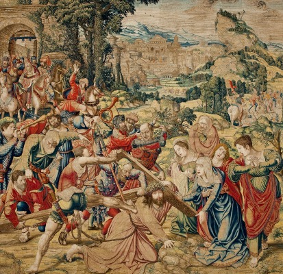 Caída en el camino del Calvario