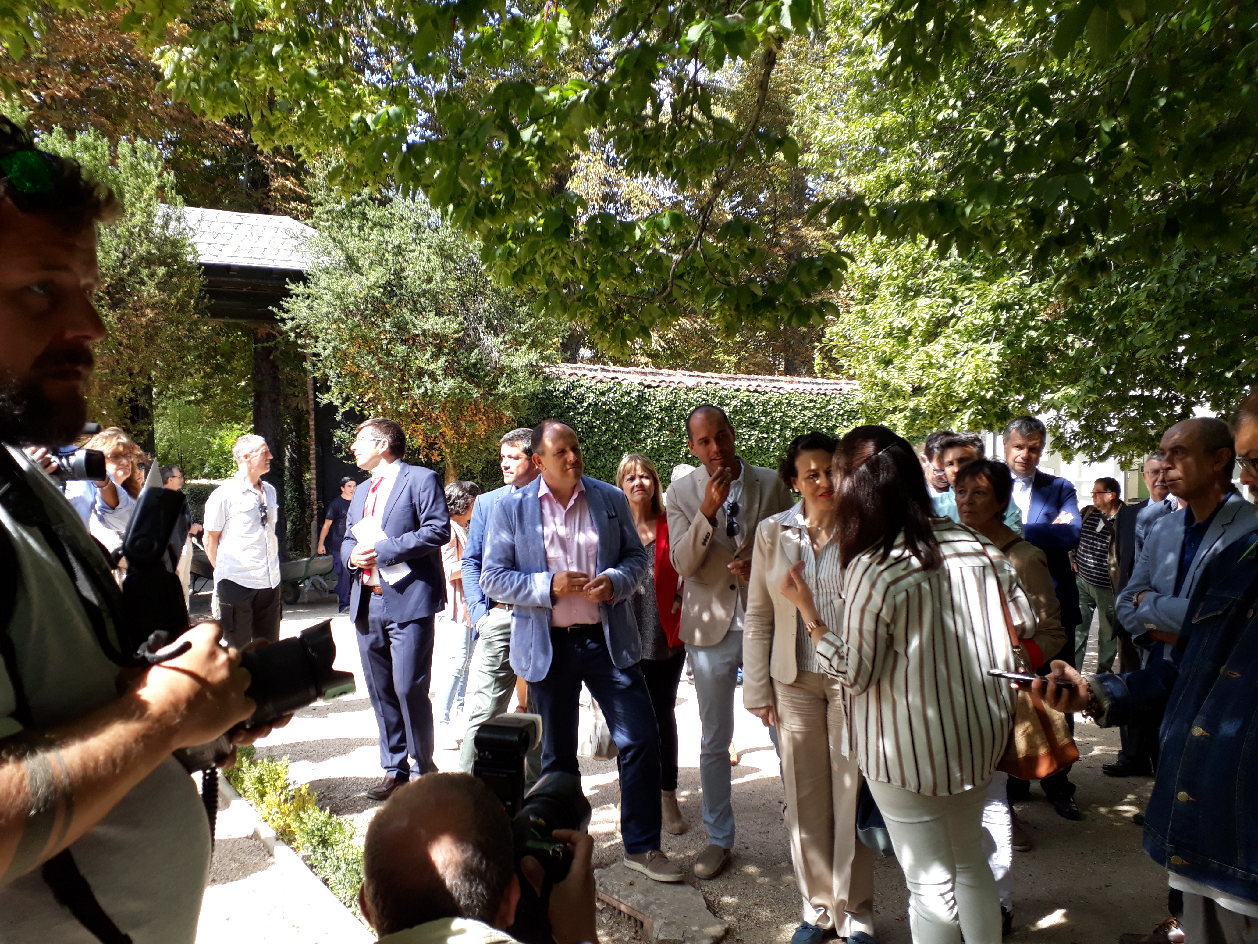 Visita Escuelas Taller de Jardinería RS de La Granja