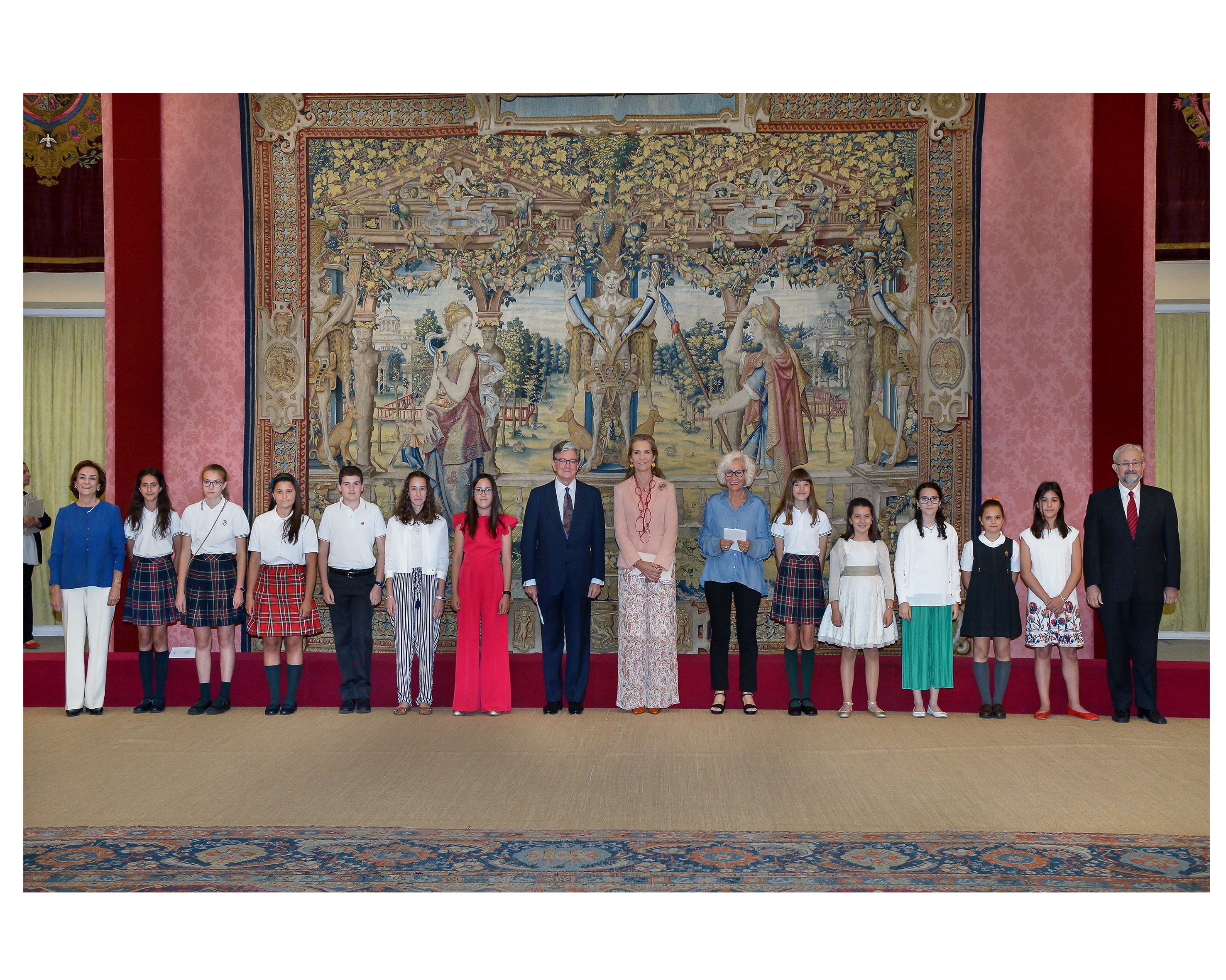 Entrega de Premios de Pintura Infantil y Juvenil. Palacio Real de El Pardo