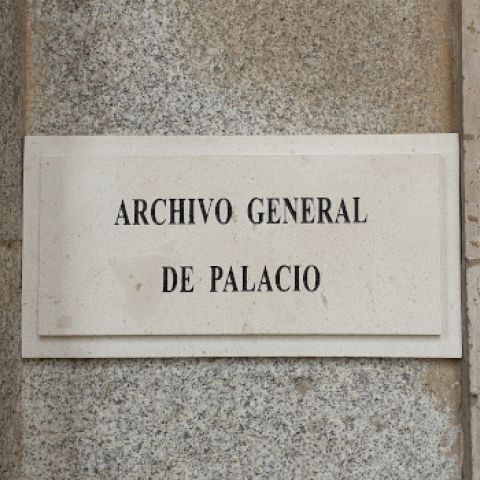 Foto sobre el archivo general de palacio