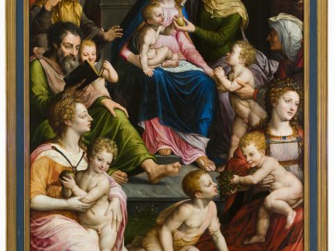 Michiel Coxcie en la Celda Prioral Baja del Real Monasterio de San