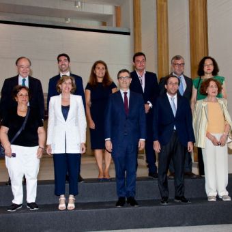 El Consejo de Administración de Patrimonio Nacional reunido el 17 de junio de 2022, con la presencia del ministro de la Presidencia, Félix Bolaños