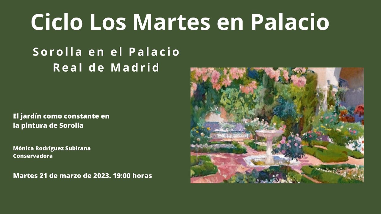 El jardín como constante en la pintura de Sorolla, por Mónica Rodríguez